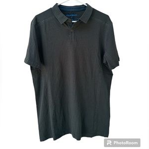 Kuhl Mens Medium Polo BRZEN KuhlTouch UPF40 Organic Cotton Pirate Blue